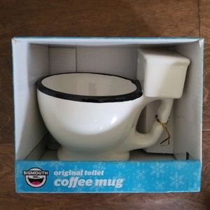 NWT Big Mouth Original Toilet Mug White